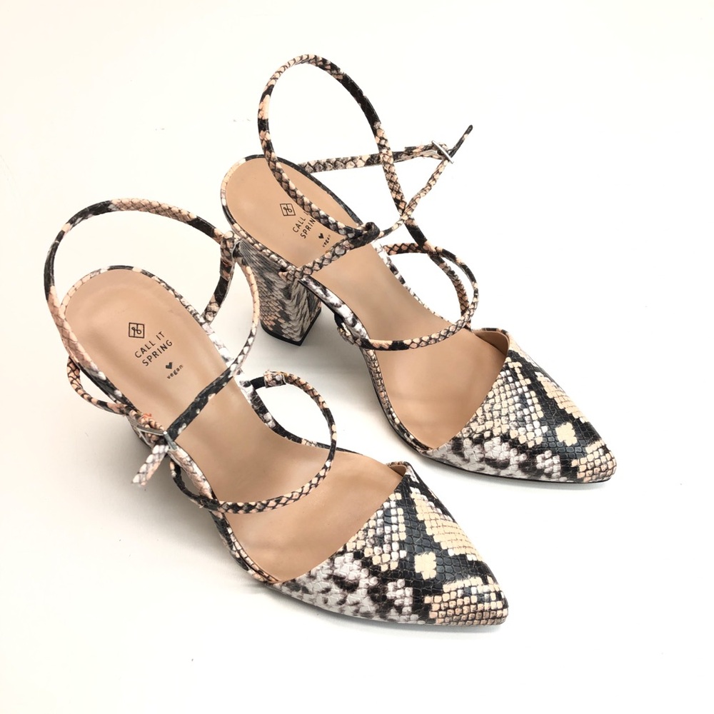 Call It Spring Snake Print sandals - Picture 2 of 7